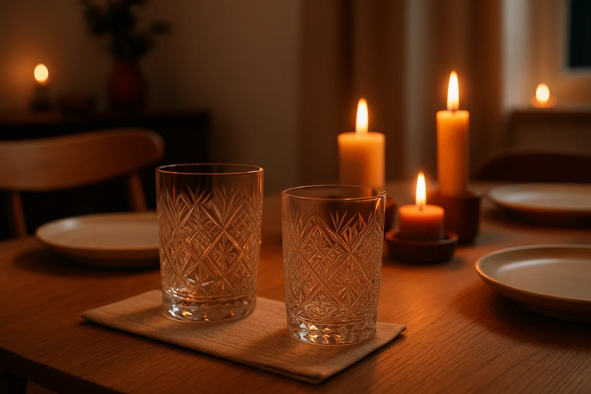 Glas med gravering som personlig gave